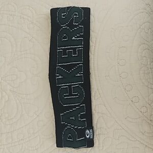 NFL 47 Brand Black and Green Packers Headband